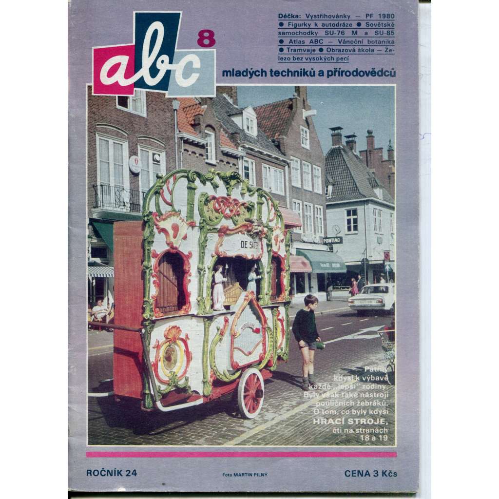 Časopis ABC, číslo 8., ročník 24/1979 [Jedno číslo časopisu. Obsahuje všechny vystřihovací modely na polokartonu - déčka]