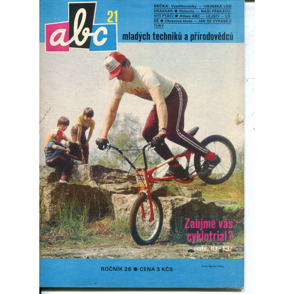 Časopis ABC, číslo 21. ročník 26/1982 [Jedno číslo časopisu. Obsahuje všechny vystřihovací modely na polokartonu - déčka]