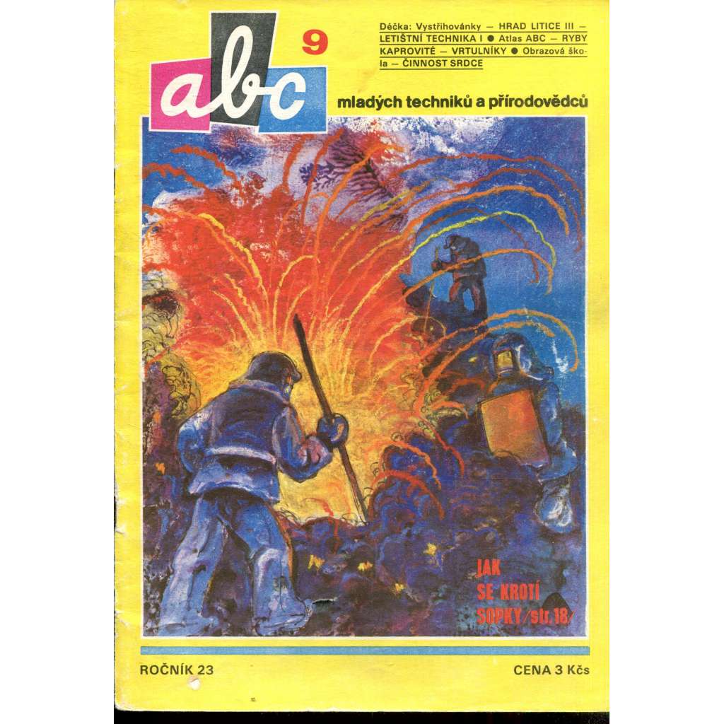 Časopis ABC, číslo 9., ročník 23/1979 [Jedno číslo časopisu. Obsahuje všechny vystřihovací modely na polokartonu - déčka]