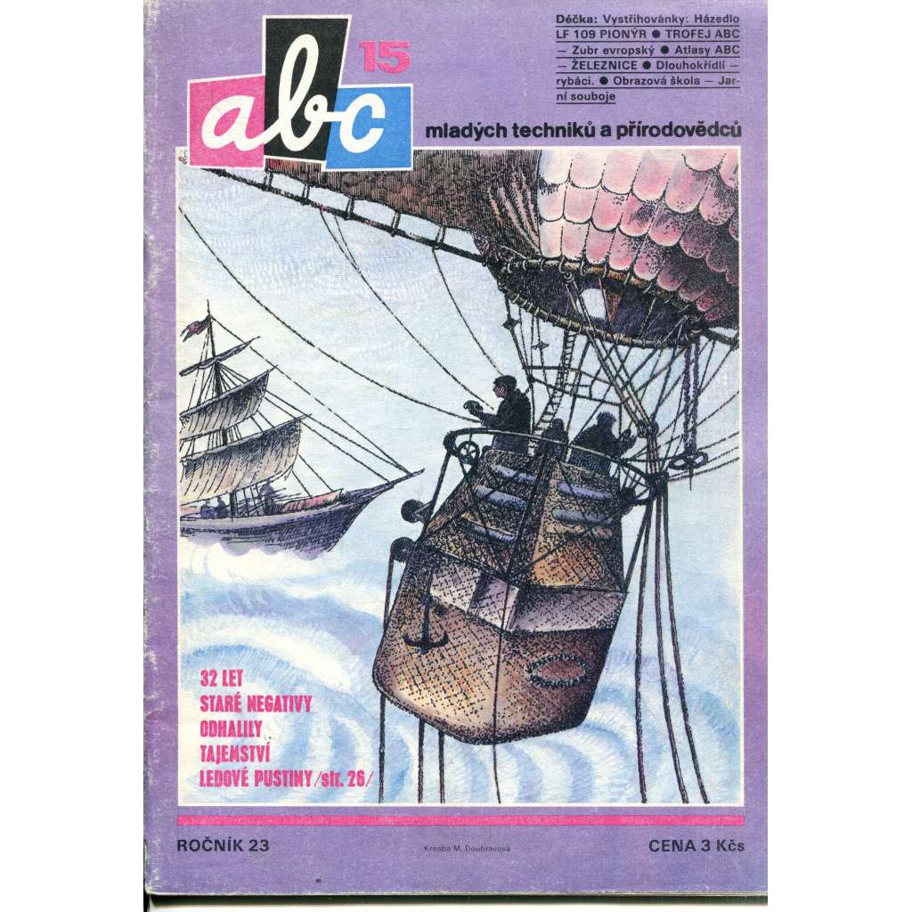 Časopis ABC, číslo 15., ročník 23/1979 [Jedno číslo časopisu. Obsahuje všechny vystřihovací modely na polokartonu - déčka]