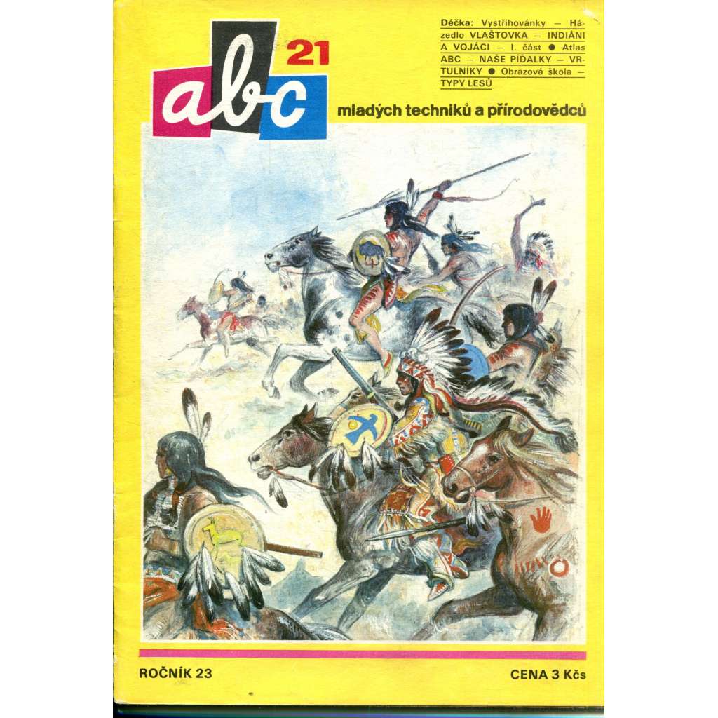 Časopis ABC, číslo 21., ročník 23/1979 [Jedno číslo časopisu. Obsahuje všechny vystřihovací modely na polokartonu - déčka]