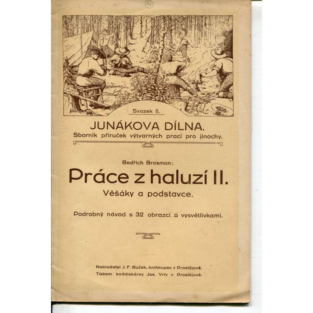 Práce z haluzí II. Věšáky a podstavce (Junákova dílna)