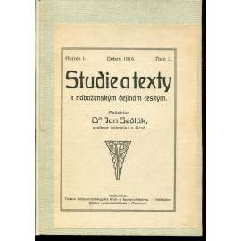 Studie a texty k náboženským dějinám českým, ročník I., číslo 3/1914