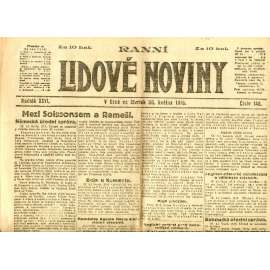 Lidové noviny 30.5.1918 (1. republika, staré noviny)