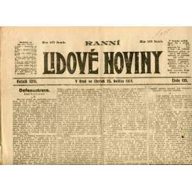 Lidové noviny 23.5.1918 (1. republika, staré noviny)