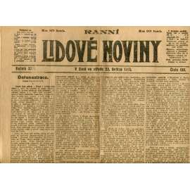 Lidové noviny 22.5.1918 (1. republika, staré noviny)