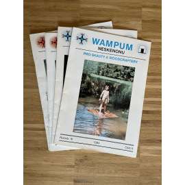 Wampum, ročník III., čísla 5 a 6/1996, ročník VI., číslo 4/1997 a ročník XI., číslo 1/2002 (časopis pro skauty a woodcraftery)