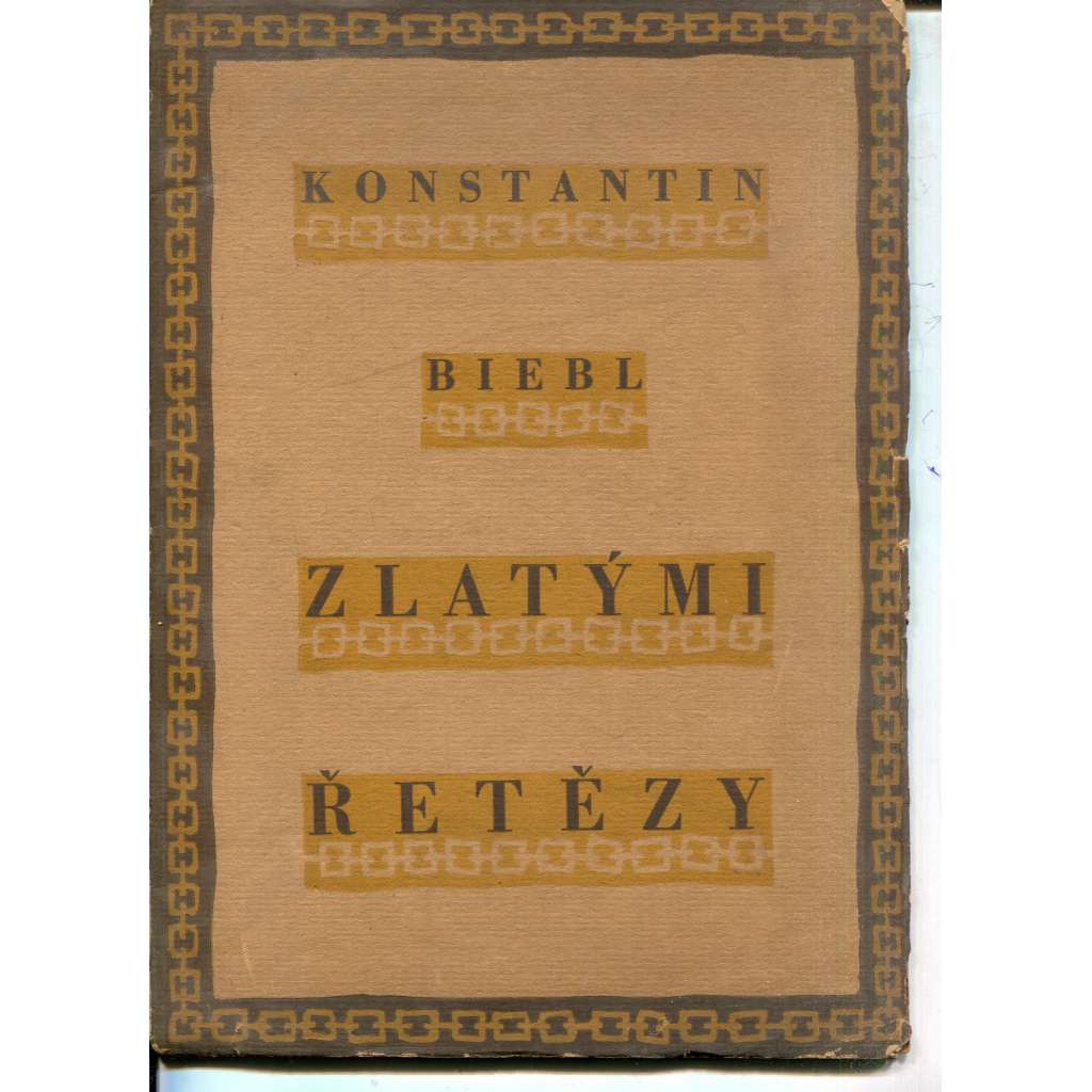 Zlatými řetězy (obálka Josef Čapek)