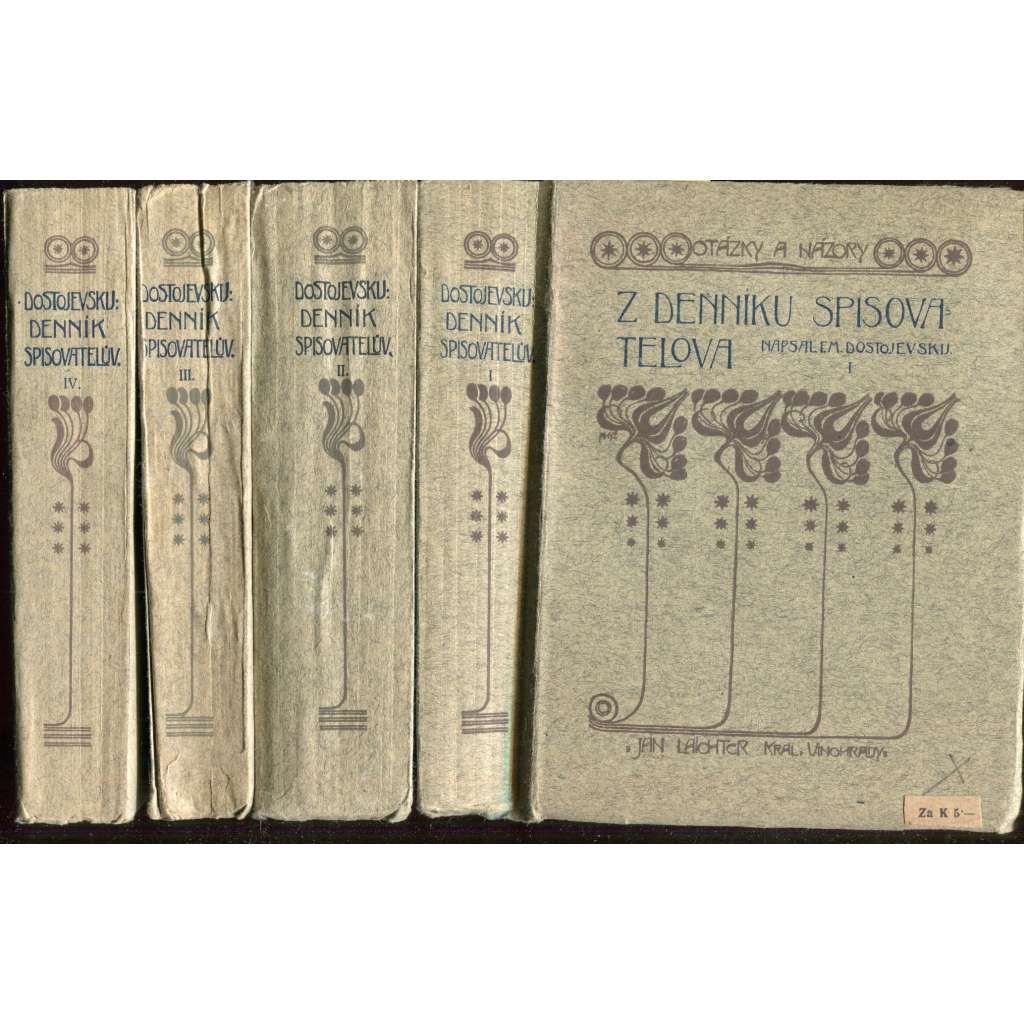 Z denníku spisovatelova I.-IV. (4 svazky, Z deníku spisovatelova) - Otázky a názory Z denníku spisovatelova I.-IV. (4 svazky, Z deníku spisovatelova) - Otázky a názory