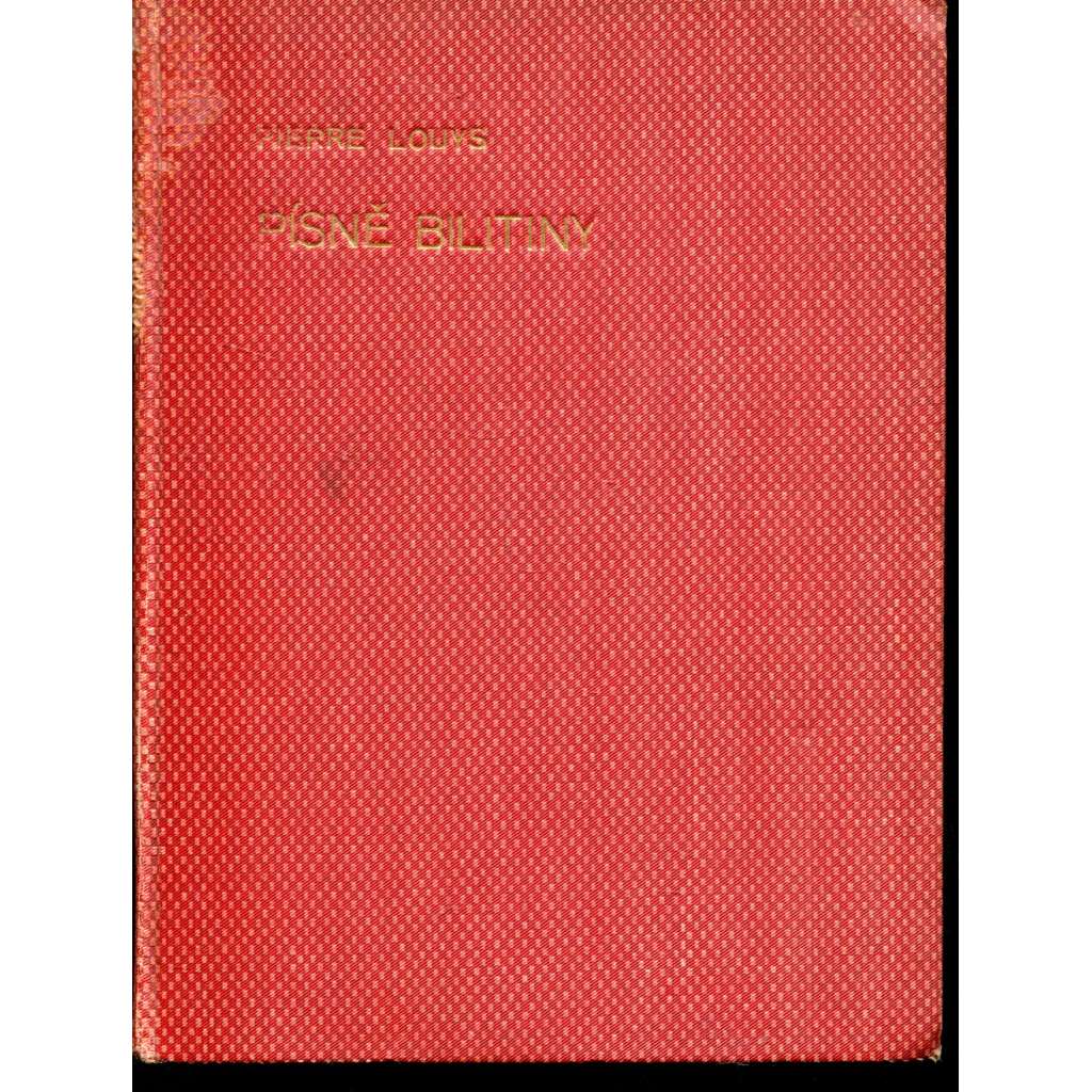 Písně Bilitiny (Moderní bibliotéka, erotika)