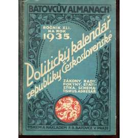 Batovcův almanach: Politický kalendář Republiky československé na rok 1935