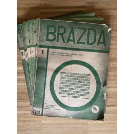 Brázda, ročník XVIII., čísla 1-14, 16 a 19 - 20/1937. Agrární čtrnáctideník (konvolut časopisů)