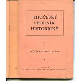 Jihočeský sborník historický, ročník XXVI., čísla 1-4/1957
