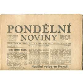 Pondělní noviny 12.5.1924 (noviny, 1. republika)