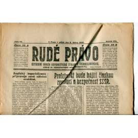 Rudé právo 8.4.1927 (staré noviny, 1. republika)
