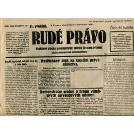 Rudé právo 17.7.1928 (staré noviny, 1. republika)
