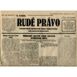 Rudé právo 18.7.1928 (staré noviny, 1. republika)