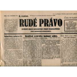 Rudé právo 25.7.1928 (staré noviny, 1. republika)