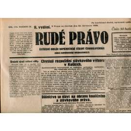 Rudé právo 26.7.1928 (staré noviny, 1. republika)