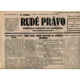 Rudé právo 28.7.1928 (staré noviny, 1. republika)