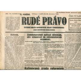 Rudé právo 29.7.1928 (staré noviny, 1. republika)