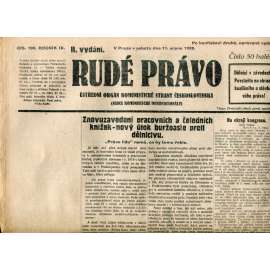Rudé právo 11.8.1928 (staré noviny, 1. republika)