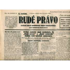 Rudé právo 18.8.1928 (staré noviny, 1. republika)