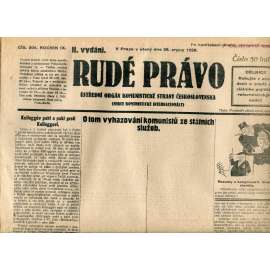 Rudé právo 28.8.1928 (staré noviny, 1. republika) Rudé právo 28.8.1928 (staré noviny, 1. republika)