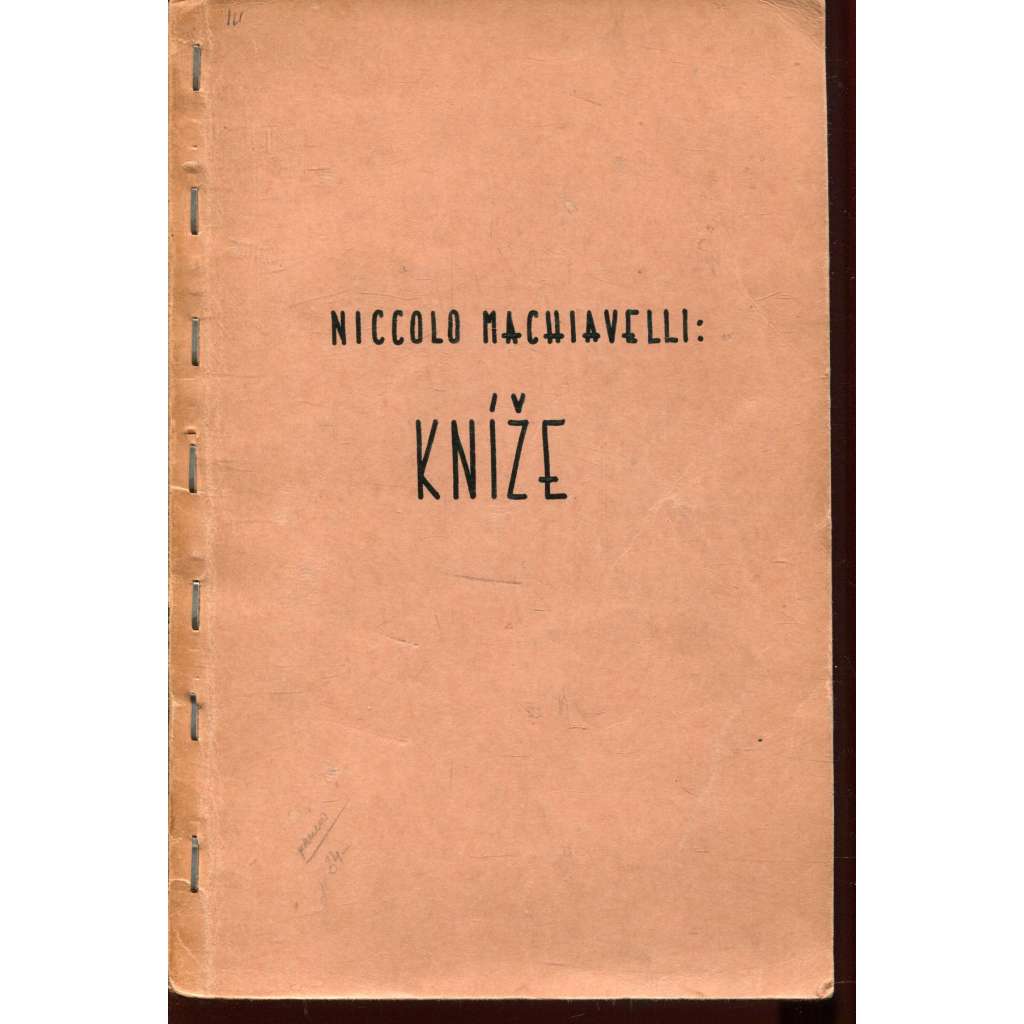 Kníže / Úvahy (Machiavelli)