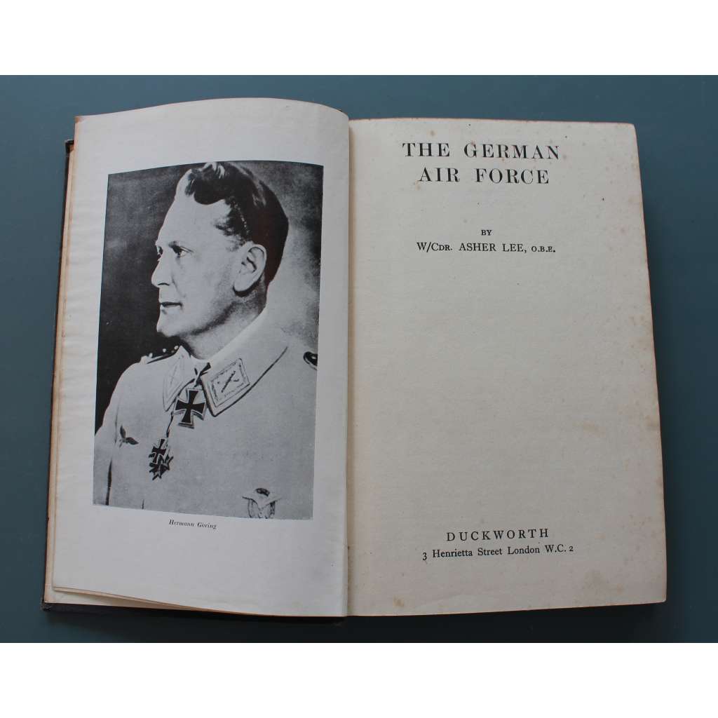 The German Air Force (Německé letectvo, Luftwaffe, druhá světová válka, Bitva o Británii, A, Hitler, H. Göring, Junkers, Messerschmitt)