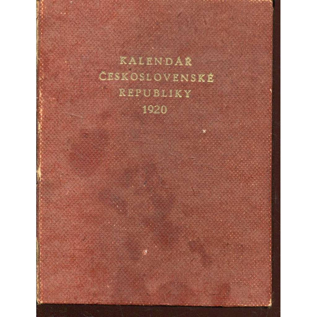 Kalendář Československé republiky 1920