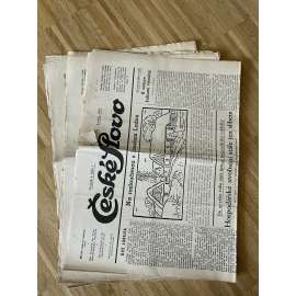 České slovo, ročník 4, čísla 1, 2, 3 a 5/1958 (Exil, Mnichov, noviny)