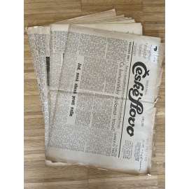 České slovo, ročník 6, čísla 1, 2 a 4-11/1960 (Exil, Mnichov, noviny)