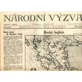 Národní výzva 9.11.1940 (protektorát, noviny)