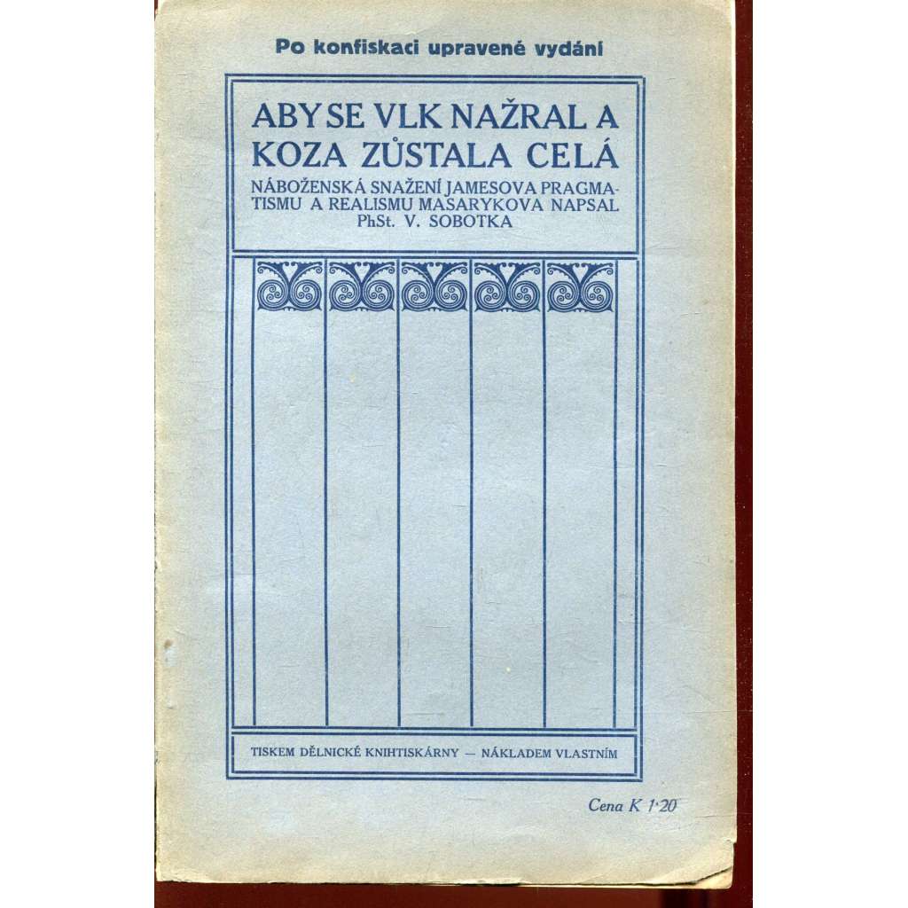 Aby se vlk nažral a koza zůstala celá