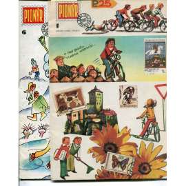 Pionýr, ročník XXI., číslo 1 a 6/1973. Zábavný měsíčník pro mládež (časopis) - 2 čísla
