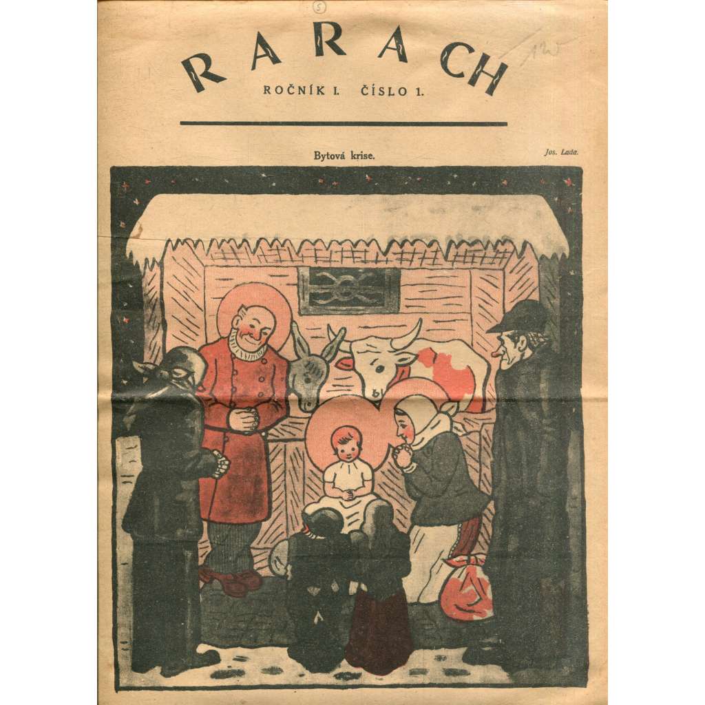 Rarach, ročník. I., číslo 1. (Josef Lada, časopis)
