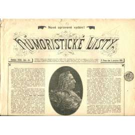 Humoristické listy, ročník XXXII., číslo 49 (5.12.1890) - noviny