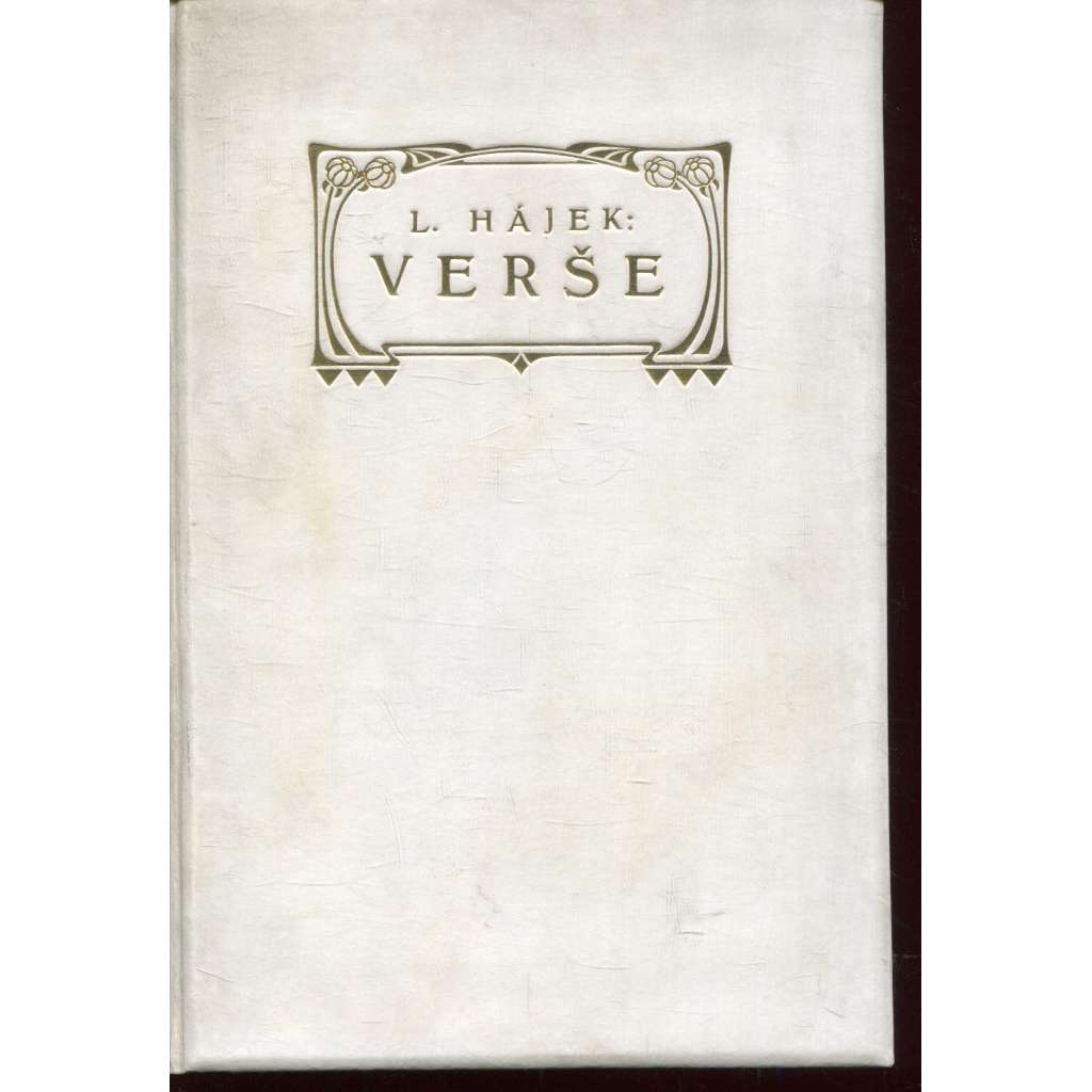 Verše (podpis Ladislav Hájek)