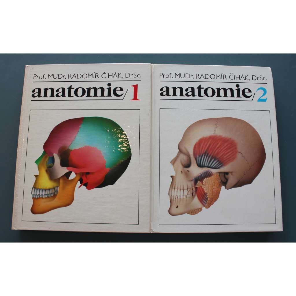 Anatomie 1+2 svazek (učebnice, lékařství, anatomie člověka, kostra, kosti, svaly)