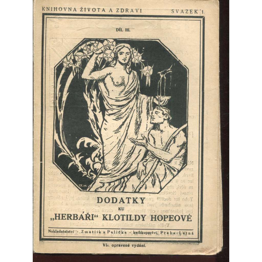 Herbář aneb lidové léčebné prostředky Klotyldy Hopeové (Dodatky)
