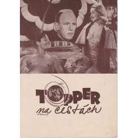 Topper na cestách. Bio-program v obrazech. Filmový prospekt z kina. (režie N. Z. Mc Leod, hrají C. Bennett, R. Young)
