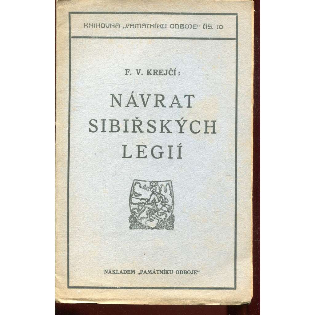 Návrat sibiřských legií (legie, Sibiř)