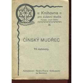 Čínský mudřec. Tři rozhovory (Knihovna pro duševní studia)