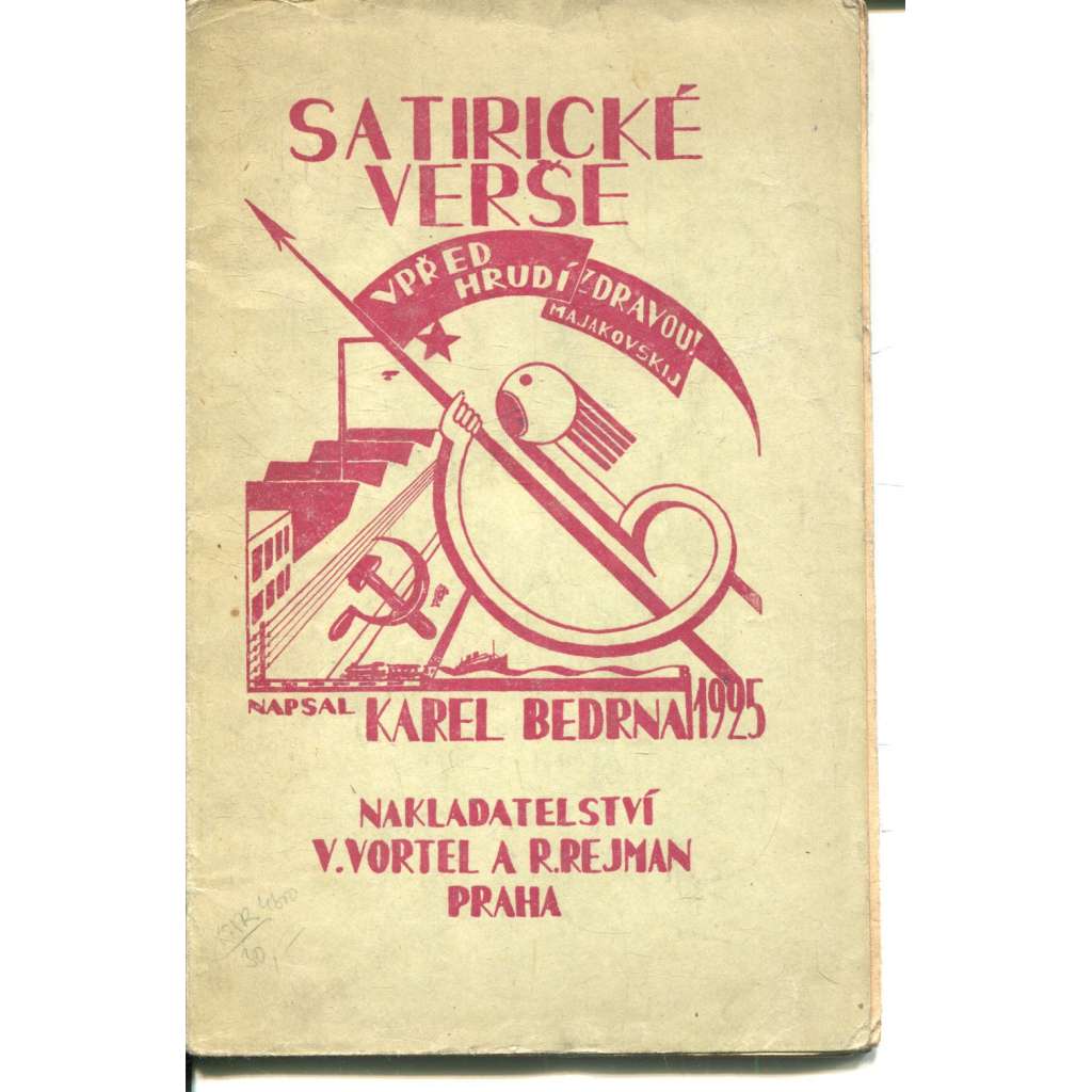 Satirické verše [zajímavá obálka, avantgarda]