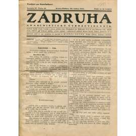 Zádruha (24.1.1913) Anarchistický čtrnáctidenník (časopis, noviny)
