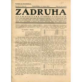 Zádruha (3.4.1914) Anarchistický čtrnáctidenník (časopis, noviny)