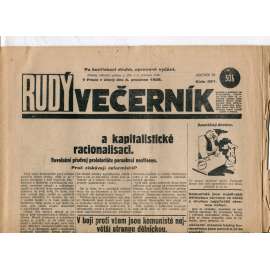 Rudý večerník (4.12.1928) - staré noviny, 1. republika