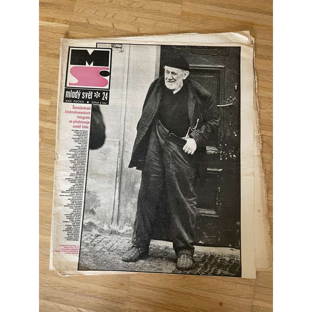Mladý svět, ročník XXXI., číslo 24/1989 (Časopis pro mládež)