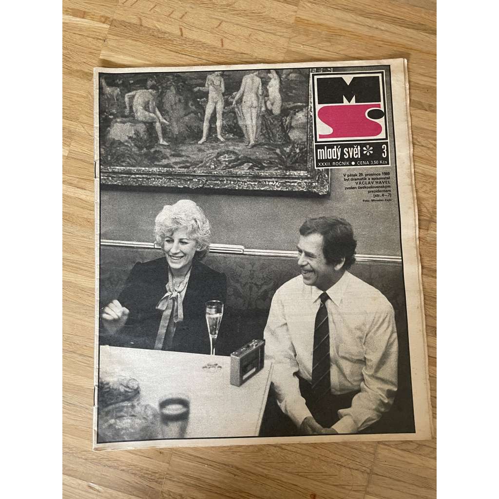 Mladý svět, ročník XXXII., číslo 3/1990 (Časopis pro mládež)